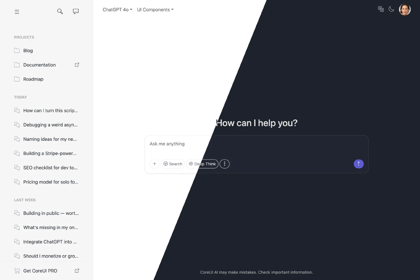 React AI Template