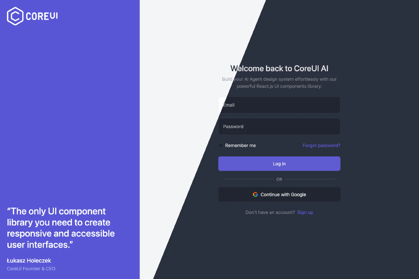 React AI Template
